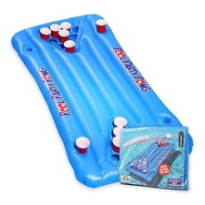 mikamax - inflatable beer pong - Blue - Drinking game - Floating Beerpong - Dime