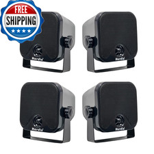 Herdio 4 Inches Heavy Duty Waterproof Boat Marine Outdoor Speakers Surface