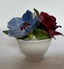 Crown Staffordshire Bone China Hand Painted Floral Figurine 9in Staffordshire — photo 4