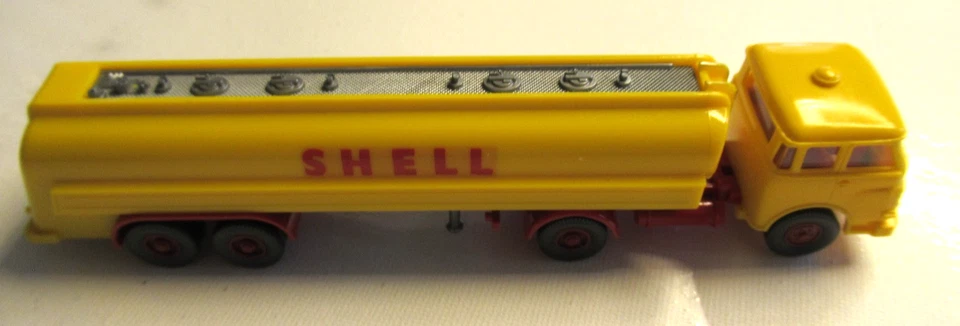 Wiking SHELL Tanksattelzug MAN 10.230, GK 802, CS 966, guter Zustand ohne OVP