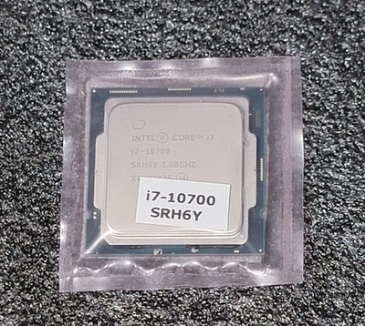 INTEL  CORE i7-10700 SRH6Y 2.9GHz(4.7GHz MAX TURBO) 8-CORE LGA1200 CPU PROCESSOR