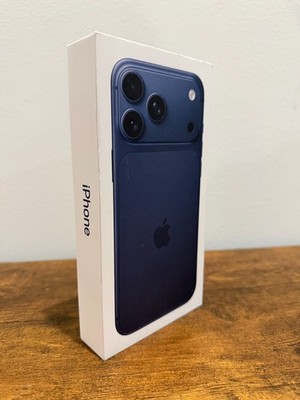 Apple iPhone 17 Pro Max Deep Blue 256GB Model A3257:  Empty Box Only