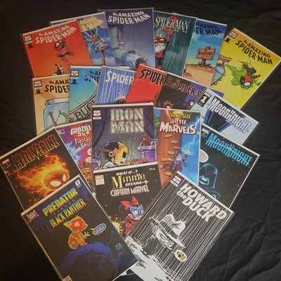 Skottie Young Marvel Variants Lot of 20 Books  Spiderman Iron Man MoonKnight 