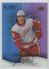 2021-22 Upper Deck Allure Rainbow Blue Purple 186/199 Moritz Seider #R-16 08ee