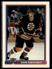 1991-92 Bowman #365 Don Sweeney Boston Bruins