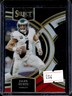 2023 Panini Select Jalen Hurts Black and Red Prizm Die Cut Premier Level #184
