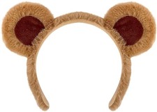 DaliDali Brown Bear Ears Headband Adult 1 Count (Pack of 1),