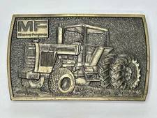 Vintage 1978 Massey Ferguson 2805 Tractor Brass Belt Great American Buckle Co.