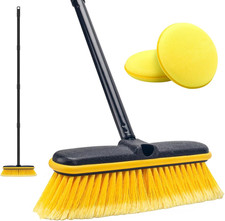 Car Wash Brush with Long Handle, 55'' Vehicles Exterior Washing Supplies, Soft B