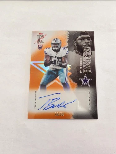 2025 Topps Signature Tyler Booker Rookie Class Autographs (RAW)