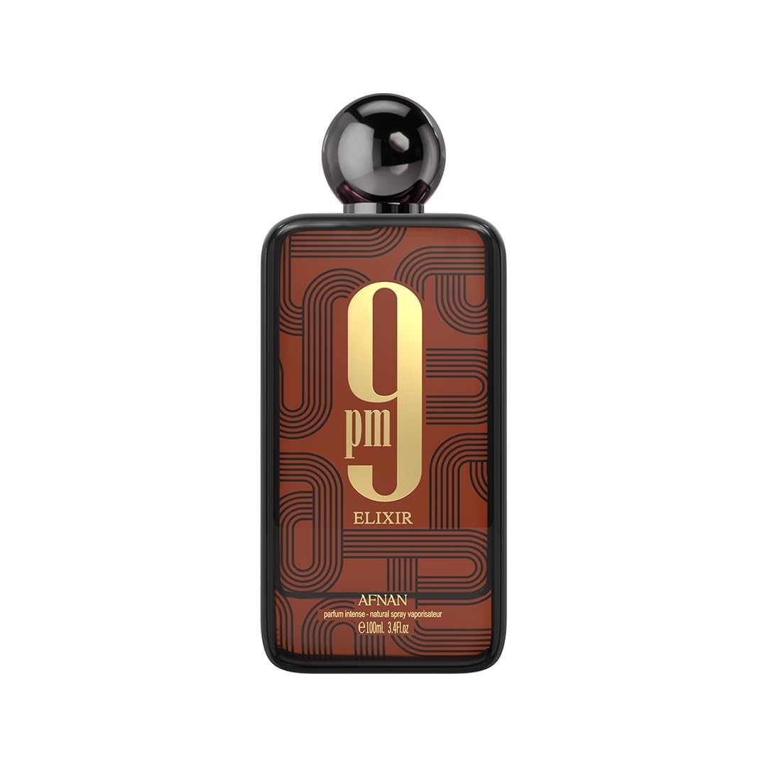 Afnan Unisex 9PM Elixir Eau de Parfum Intense Spray 3.4 FL OZ