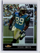 2008 TOPPS FINEST  BLACK REFRACTOR  #61 - STEVE SMITH #ED 61/99