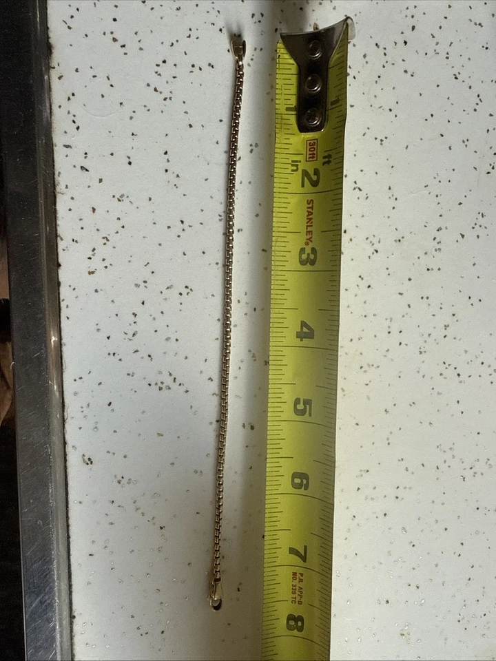 Pulsera David Yurman M Oro 18k 2.7mm Caja Cadena Foto 3 de 4