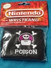 NEW Vintage Rare 2005 Nintendo  Poison Mushroom Wristband Super Mario Y2K Band
