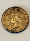 1923 Peace Silver Dollar – Toned / Circulated – Rainbow Patina – $1 US Coin