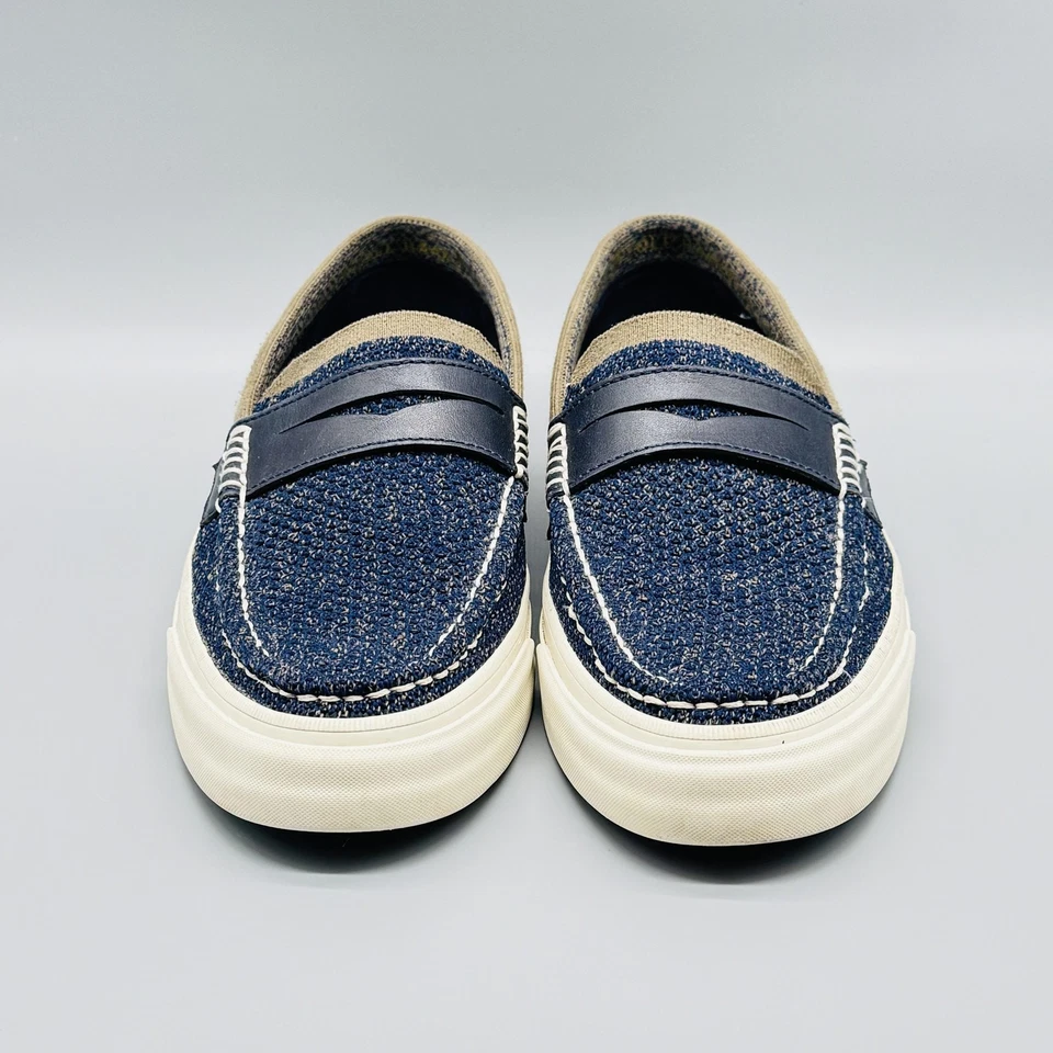 Cole Haan Zapatos Hombres 8 Azul Tejido Penny Mocasín Grand OS Pellizco Fin de Semana Tejido Informal Foto 3 de 4