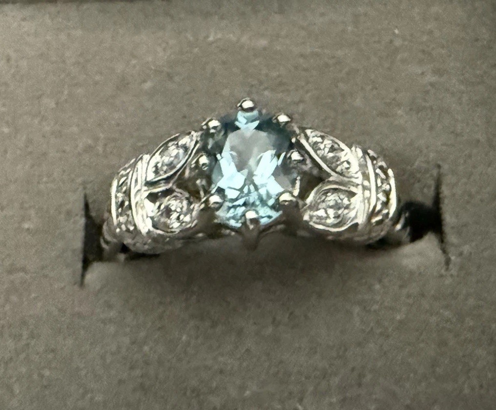 Gold Sterling Silver Ring Interchangeable Gemston… - image 16