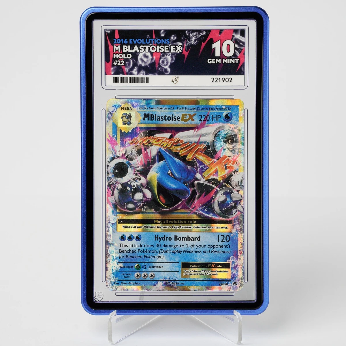 Blastoise Pokémon TCG Grade 10 Evolutions Individual Collectible