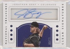 2016 Panini National Treasures Clear Signatures 83/99 Jon Gray Jonathan Auto 0o0