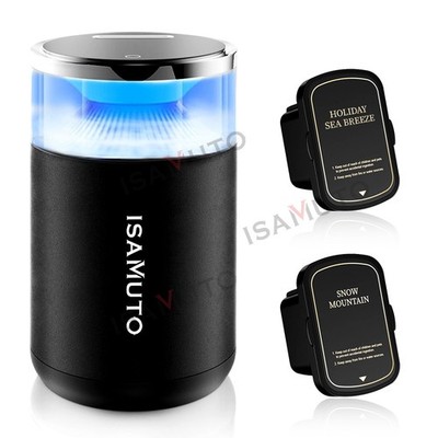 ISAMUTO Smart Car RGB LED Air Freshener Portable Waterless Car Diffuser