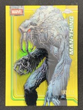Man-Thing 2026 Topps Chrome Marvel Comics Yellow Refractor Base /275 #75