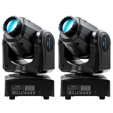 BETOPPER Moving Head Stage Lights 35W  DMX DJ Spotlights  8 Colors  2 Pack