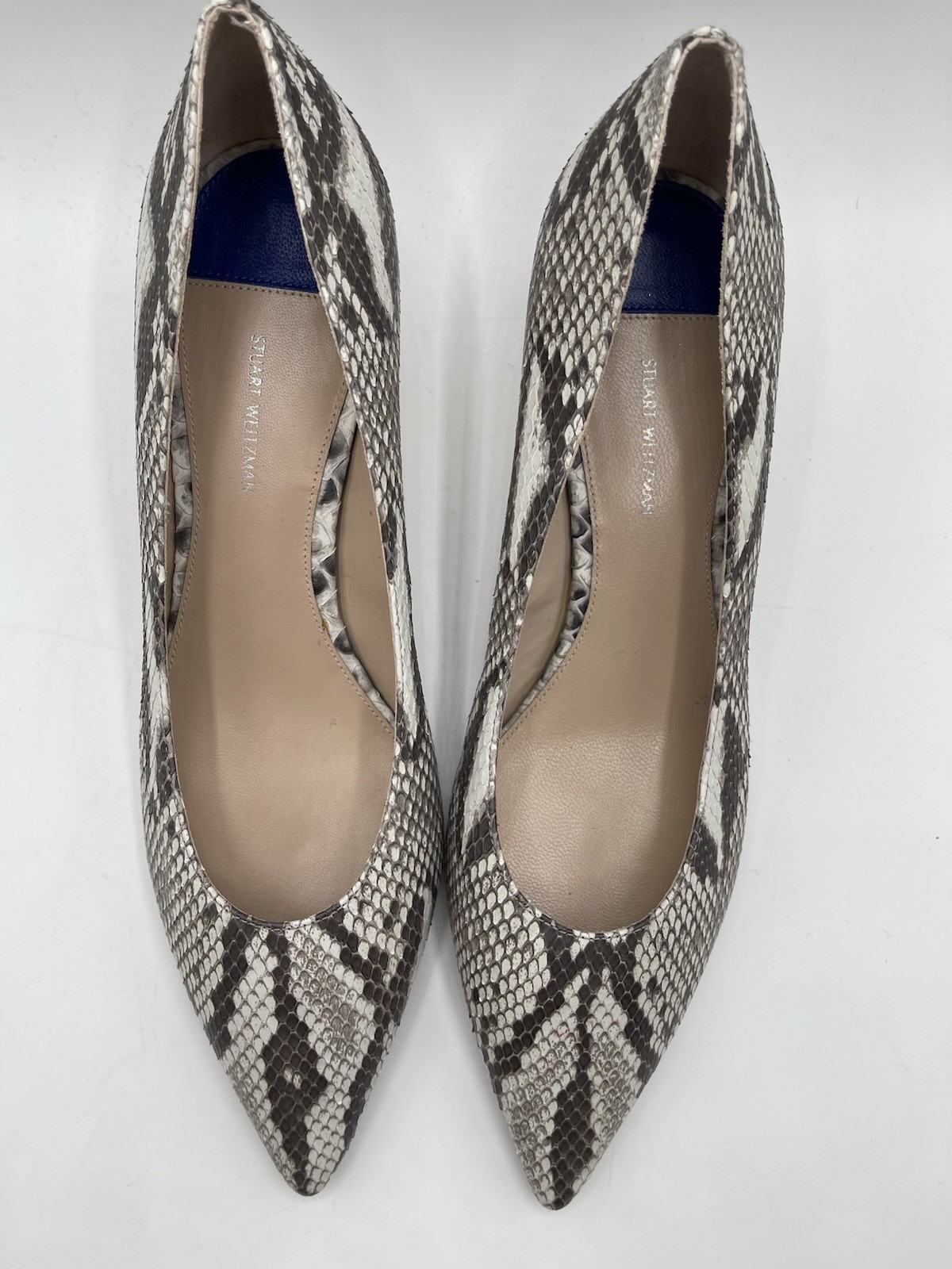 STUART WEITZMAN Womens 9 M Python Snakeskin Point… - image 6