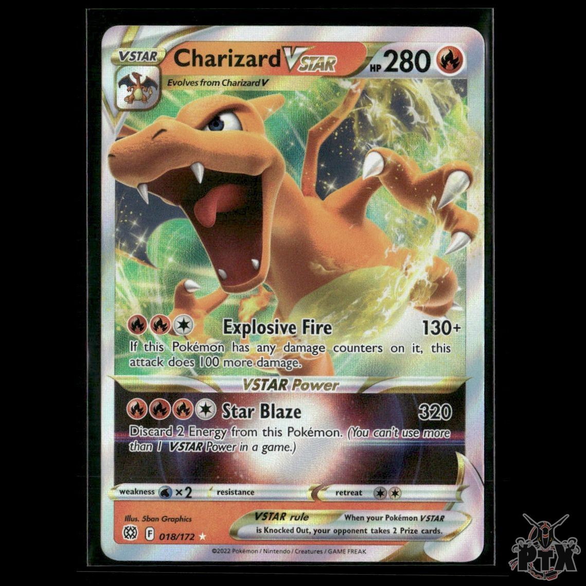 pokemon tcg brilliant stars 018 172 charizard vstar card 018/172 this attack does 100 more damage. Charizard VSTAR 018/172 Swsh09: Brilliant