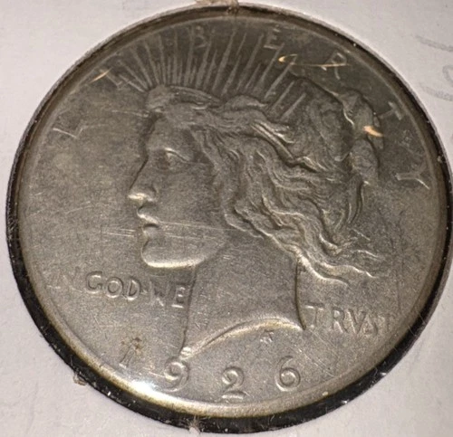 1926 Philadelphia Mint Peace Silver Dollar 90% Silver Bullion (ASW .7734 Troy Oz