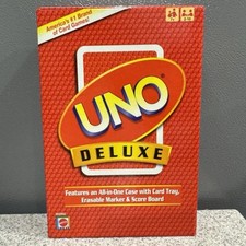 Uno Deluxe Card Game Mattel 2007 All 108 Cards in EUC