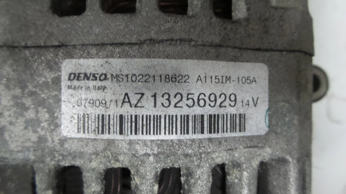ALTERNADOR OPEL COMBO (CORSA C) FURGONETA 1.3 CDTI 16V (Z13DTJ) 2009 13256929 - Imagen 3 de 3