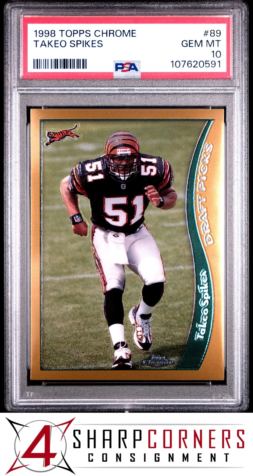 Takeo Spikes Topps Chrome #89 Base