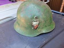 Old Vintage WW2  Bulgarian Helmet Found Wile Dimolshing Barn 