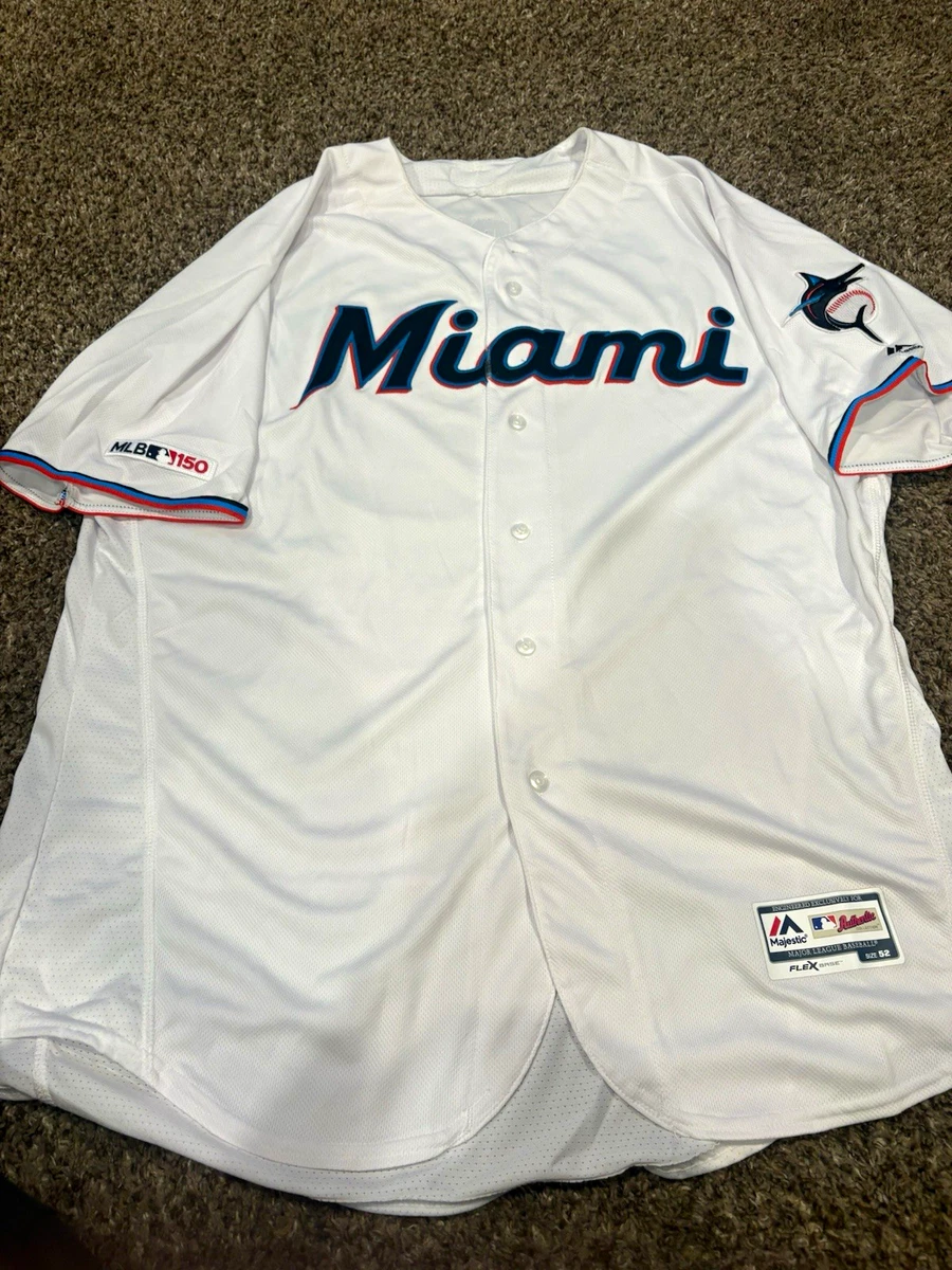 フロリダ マーリンズ ベースボールシャツ Majestic XL マイアミ Majestic Miami Marlins MLB Jerseys for sale | eBay