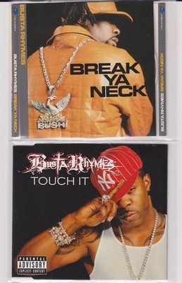 Busta Rhymes   Break Ya Neck / Touch it - 2 Maxi CDs 2001/2006  - PE-Hülle