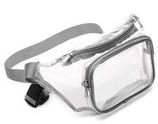 Clear Bum Bag, Waist Pack - Waterproof, Festival, Concert, Sports Event, Glasto