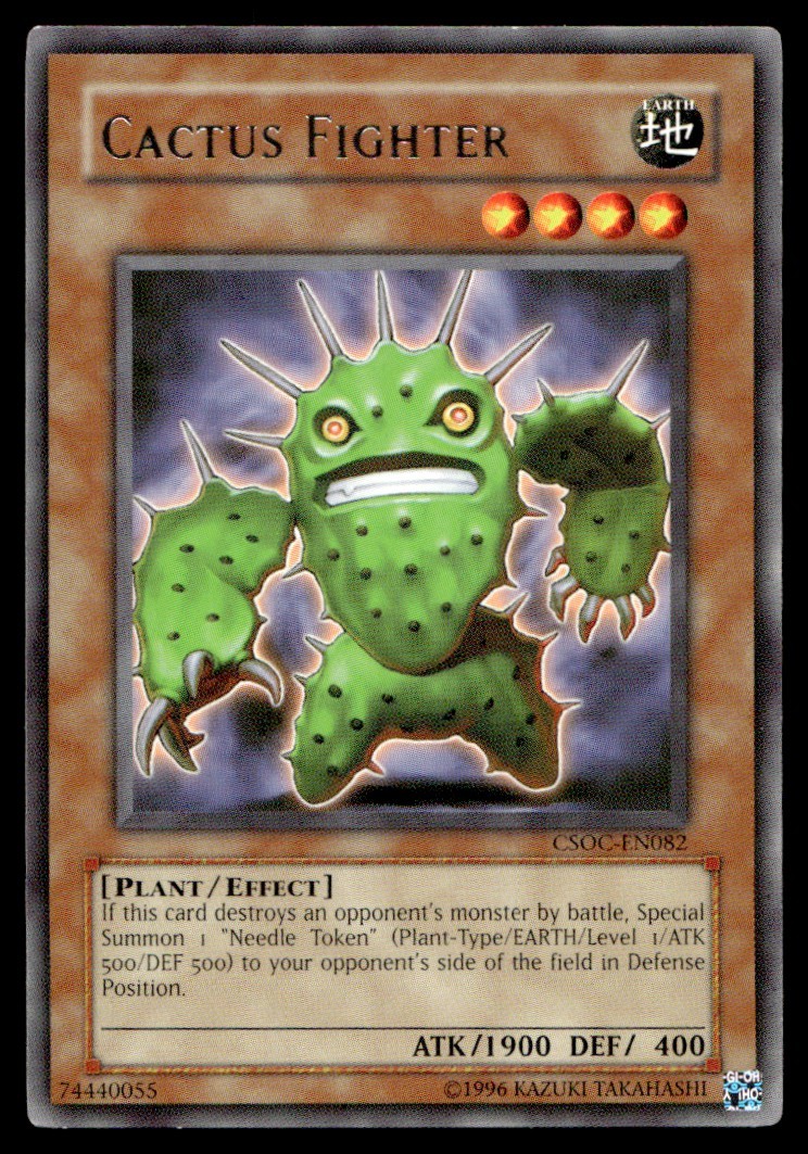 Cactus Fighter Crossroads of Chaos CSOC-EN082 MP YuGiOh TCG | Buy 10 Get 10 Free
