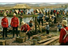 ZULU WARS, RORKES DRIFT. 🇬🇧IVE COME HERE TO BUILD A BRIDGE. 8X12 inch print.