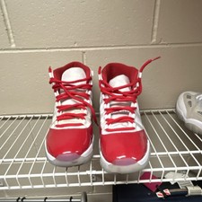Zapatillas Jordan Air Jordan 11 Cherry High Top Rojo Blanco Charol Malla