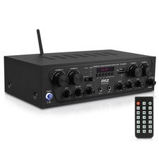 Pyle PTA42BT Wireless Karaoke Bluetooth Stereo Receiver - 4 Channel Power Amplif