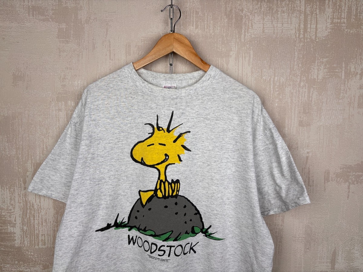 Vintage Woodstock 1969 Peanuts Men's T-shirt Size XL Single Stitch