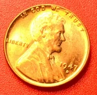 1947-D Lincoln Wheat Cent Penny GEM RED BU From an Original Bank Roll
