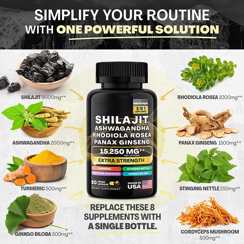 Dynamic Vitality Bundle Sea Moss Multivitamin & Shilajit Power US
