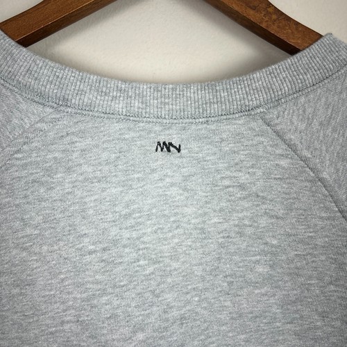 Felpa Misha Nonoo Memphis donna XXL grigio nero combo ritagliata manica raglan - Foto 7 di 10