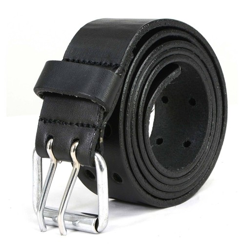 Milwaukee Leather MP7121 Men's Double Prong Genuine Leather Belt w/ Buckle - Picture 7 of 9