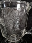 EAPG Campbell-Jones and Co."Pansy-Moss Rose" Footed Creamer 1870's (UV Reactive) — photo 6