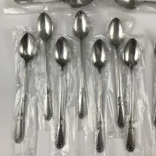 Lot New EVERBRITE Stainless Steel Flatware 27 Piece EVS4 Fruit Iced Tea Cocktail