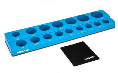 NEIKO 03976A Magnetic Socket Holder, 1/2  Drive, 3/8 - 15/16  SAE, Sockets Tray