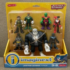 Fisher-Price Imaginext DC Justice league 7-pack Figures 3" *new*
