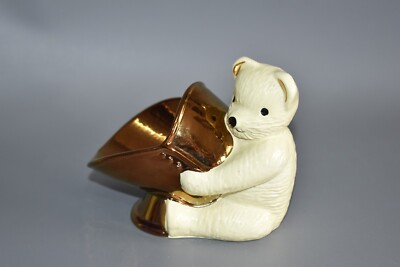 Compliments of B.A.C. Pountney & Co Bristol Bär Bear Figur Schale Fach #F2
